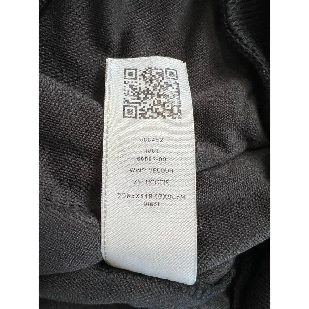 True Religion NWT Hoodie Mens M Black Buddha Full Zip Sweatshirt Jacket Sweater